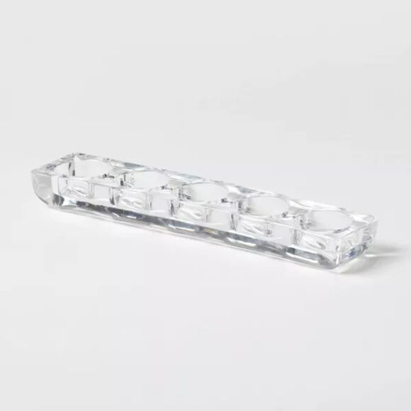 Room Essentials 5 Candelabra Tealight Candle Holder w/ candles - Picture 3 of 8